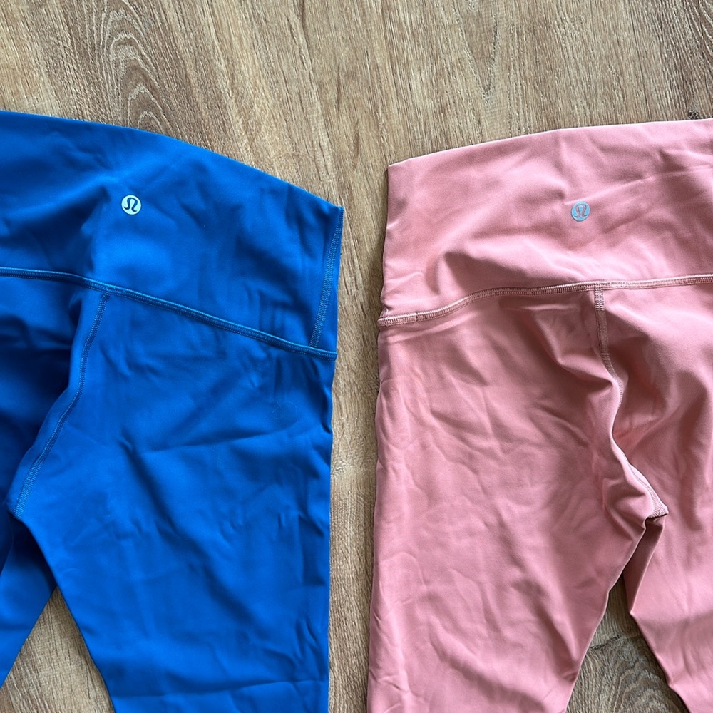 Lululemon leggings PINK PAIR ONLY